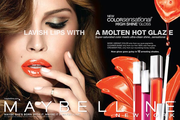 美寶蓮彩妝廣告創意設計11