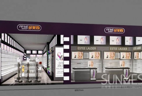 易美購化妝品百貨店設(shè)計(jì)案例